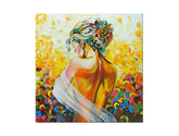 Ručno oslikana slika DeLUXE - Žena 1 komad 084D1 70 x 70 cm
