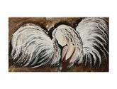 Ručno oslikana zidna umjetnost ANĐEO 120 x 60 cm