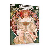 Slika na platnu F. Champenois – plakat – Alfons Mucha, 3D prikaz