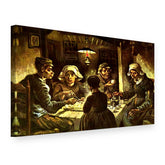 Slika na platnu Jedači krompira – Vincent van Gogh, 3D prikaz