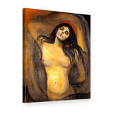 Slika na platnu Madona – Edvard Munch, 3D prikaz