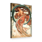 Slika na platnu Ples – Alfons Mucha, 3D prikaz