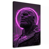 Moderan slika na platnu s motivom Thanos: Pán osudu u ljubičasto-crnih nijansama, snaga i moć | Slika Thanos: Pán osudu – glavna
