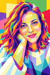 Pop-art slika od fotografije na platnu – stil Dan Johannson