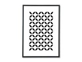 U skandinavskom stilu slika na platnu s motivom Pure Shape, cvijeće, priroda u bijelo-crnih nijansama, mirna atmosfera, pogodan za hodnika | Poster za zid Pure Shape – glavna