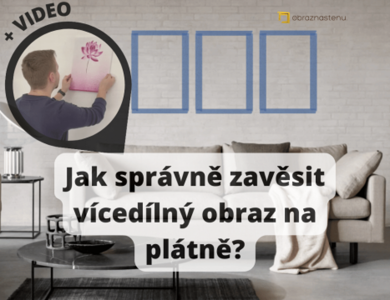 Kako pravilno objesiti višedijelnu sliku na platnu? (VIDEO)
