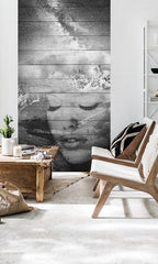 Moderan slika s motivom Zoya VERDI + ljepilo Besplatno, planine u bijelo-plavih nijansama | Foto tapeta za zid Zoya VERDI + ljepilo Besplatno, priroda i vnútorný mier – pregled