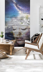 Moderan slika s motivom Zoya VERDI + ljepilo Besplatno, Mliečna dráha u plavo-crvenih nijansama | Foto tapeta za zid Zoya VERDI + ljepilo Besplatno – pregled