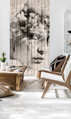 Moderan slika na platnu s motivom Zoya VERDI + ljepilo Besplatno, oblaci u plavo-narandžastih nijansama, mirna atmosfera, pogodan za kancelarije – glavna