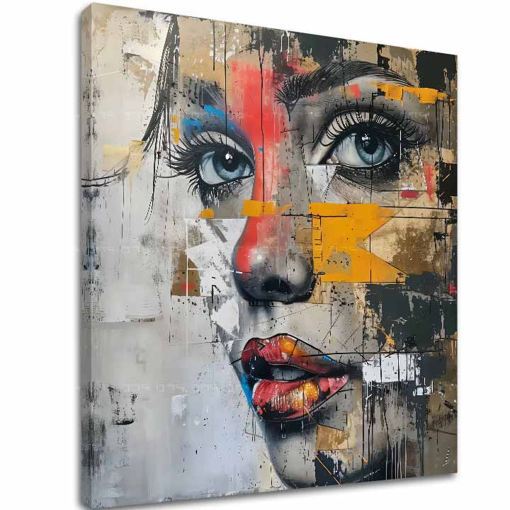 Elegantna slika žene Posjet iz budućnosti