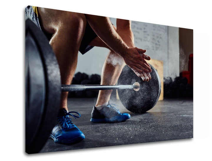 Moderan slika s motivom o istrajnosti, motivacioni citat, sportski motiv u plavo-sivih nijansama | Motivacioni slika za zid o istrajnosti_004 – pregled