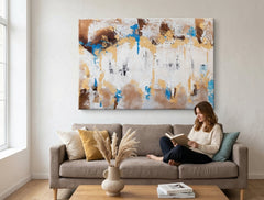 Ručno oslikana zidna slika APSTRAKT 1 dio 120x80 cm