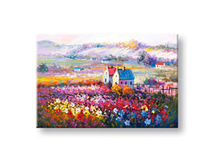 Ručno oslikana zidna slika KRAJOLIK 1 dio - 90x60 cm