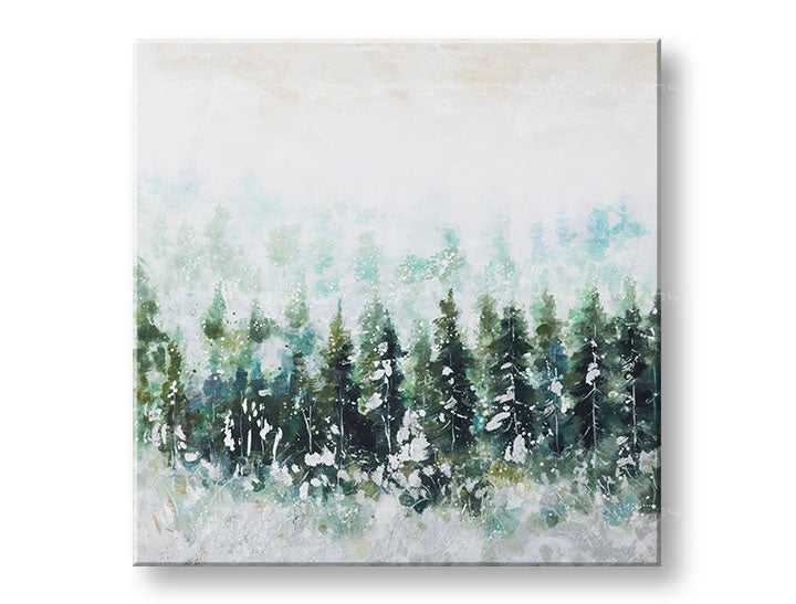 Ručno oslikana zidna slika LES 1 dio - 100x100 cm