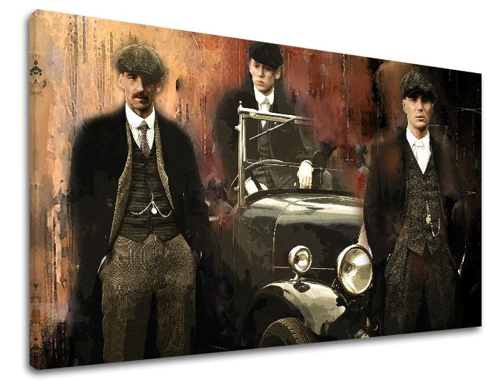 Moderan slika s motivom dječji motiv, cvijeće, more i plaža u bijelo-bežih nijansama | Peaky Blinders mafiánsky slika 2, porodica i snaga i moć – pregled