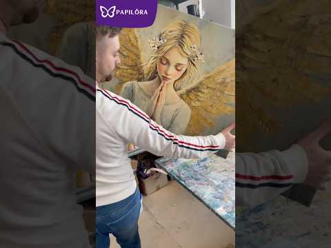 Slike anđela Jutarnja molitva | dovršeno rukom umjetnika