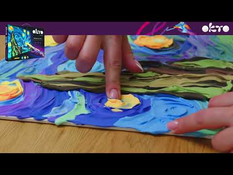 OKTO Kreativni 3D set Zvjezdano nebo 30 x 40 cm