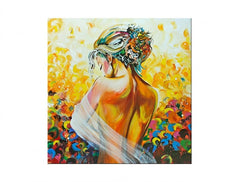 Ručno oslikana slika DeLUXE - Žena 1 komad 084D1 70 x 70 cm – náhľad