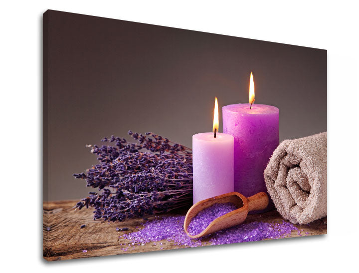 Klasičan slika na platnu s motivom FENG SHUI, lavanda, dječji motiv, cvijeće, more i plaža u bijelo-bežih nijansama, mirna atmosfera, pogodan za dnevnog boravka – proizvod