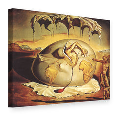 Slika na platnu Geopolitičko dijete posmatra rađanje novog čovjeka – Salvador Dalí, 3D prikaz