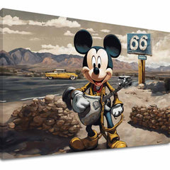Slika na platnu - Gitarist Mickey Mouse - slika 2