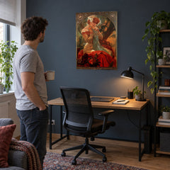 Slika na platnu Keksi Lefèvre-Utile – Alfons Mucha u radnoj sobi