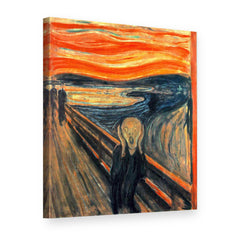 Slika na platnu Krik – Edvard Munch, 3D prikaz
