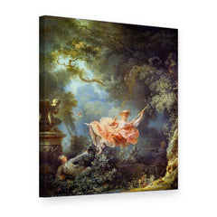 Slika na platnu Ljuljačka – Jean-Honoré Fragonard, 3D prikaz