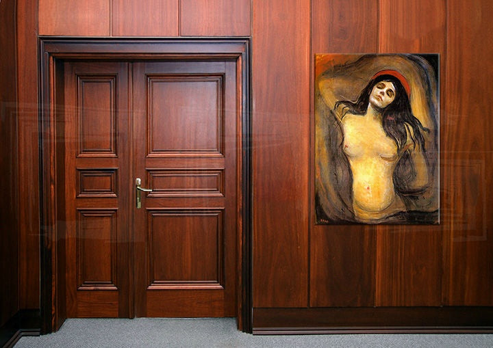 Slika na platnu MADONNA - Edvard Munch - moderan slika na platnu, kvalitetna štampa - pregled proizvodu, zidna dekoracija