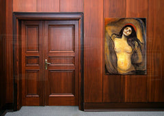Slika na platnu MADONNA - Edvard Munch - moderan slika na platnu, kvalitetna štampa - pregled proizvodu, zidna dekoracija