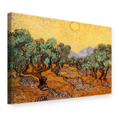 Slika na platnu Masline – Vincent van Gogh, 3D prikaz