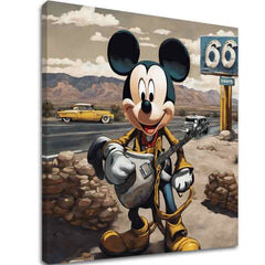 Slika na platnu - Mickey Mouse Country Singer