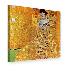 Slika na platnu Portret Adele Bloch-Bauer – Gustav Klimt, 3D prikaz
