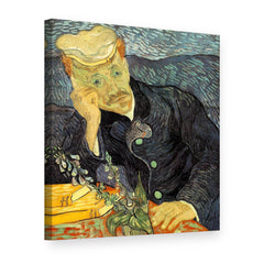 Slika na platnu Portret doktora Gacheta – Vincent van Gogh, 3D prikaz
