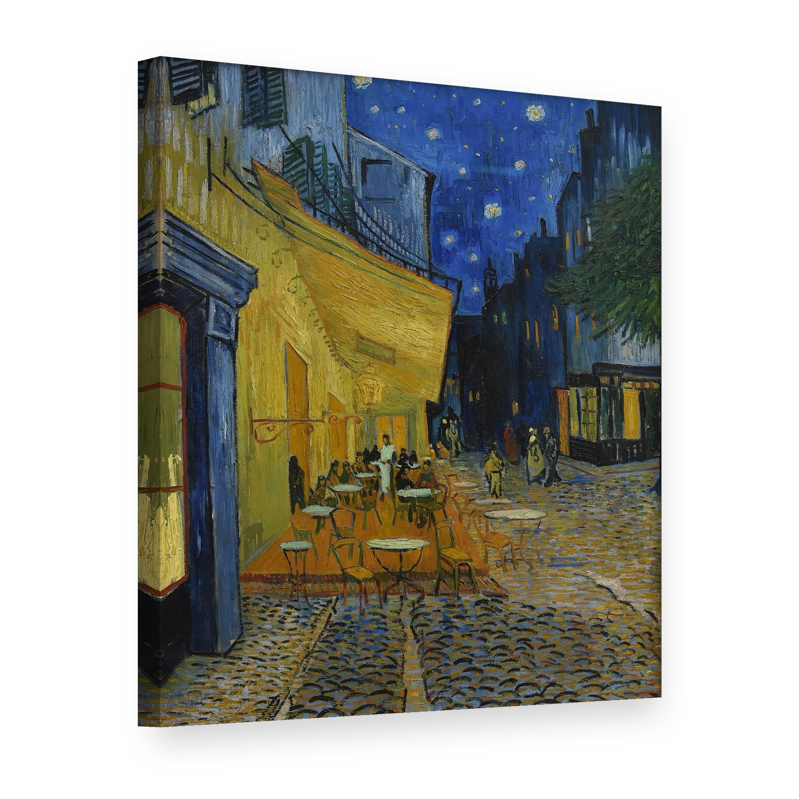 Slika na platnu Terasa kafane noću – Vincent van Gogh, 3D prikaz