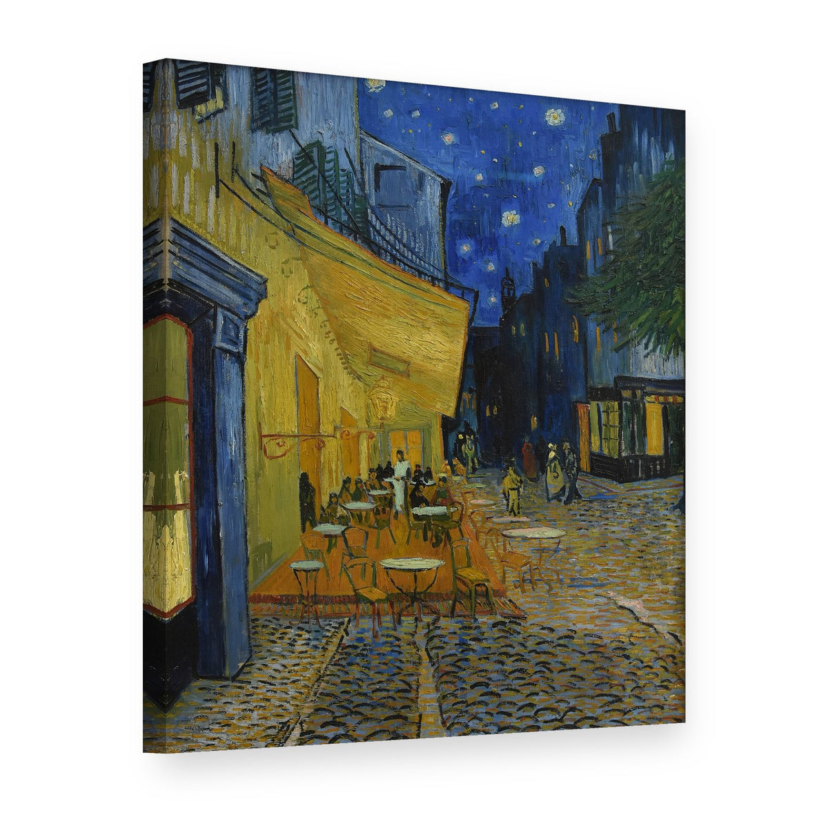 Slika na platnu Terasa kafane noću – Vincent van Gogh, 3D prikaz