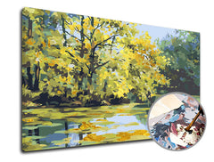 Slikanje po brojevima PREMIUM GOLD - Jezero