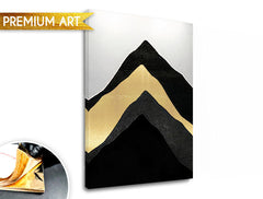 Ručno slikan slika na platnu s motivom PREMIUM ART – Abstrakt Hory, pejzaž, priroda u bijelo-sivih nijansama, sofisticirana atmosfera, pogodan za dnevnog boravka – glavna