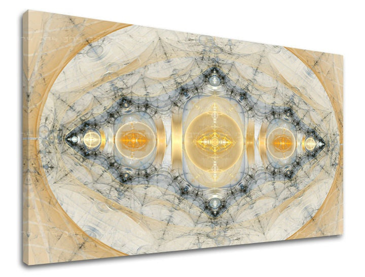 Geometrijski slika na platnu s motivom mapa u bež-srebrnih nijansama, eterična atmosfera, pogodan za kancelarije | Slika za zid APSTRAKT – glavna
