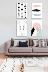 U boho stilu slika s motivom Memories of Designated Lover, planine, pejzaž u bijelo-plavih nijansama | Slika za zid Memories of Designated Lover – pregled