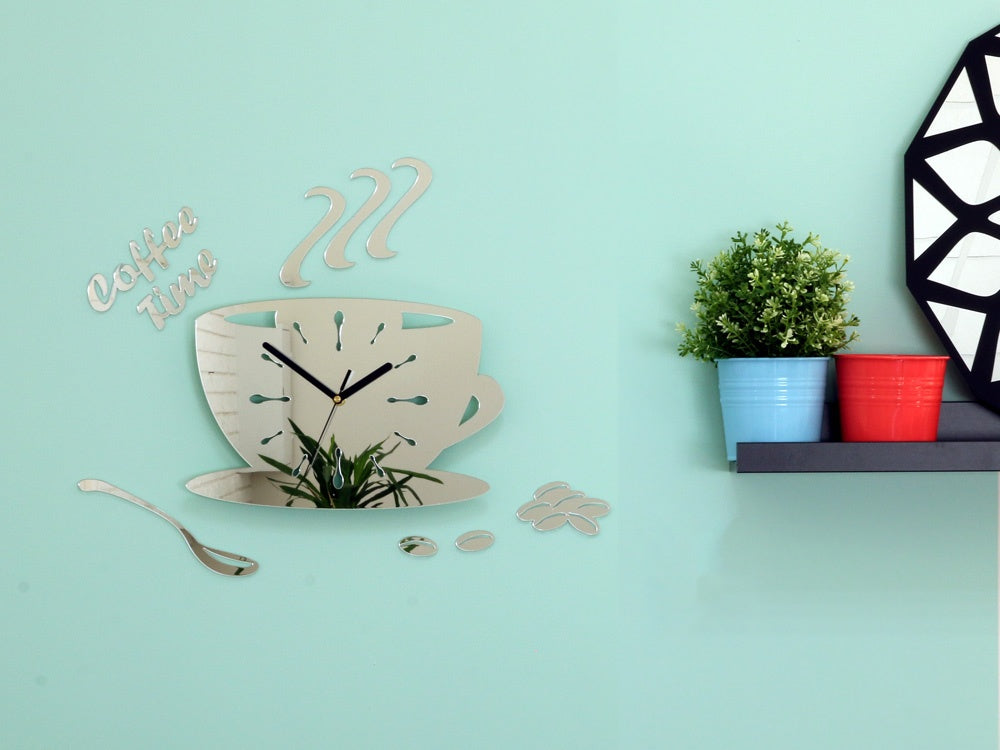 Moderan zidni sat CUP MIRROR - glavna slika