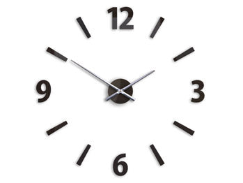 Moderan zidni sat KLAUS WENGE HMCNH061-wenge - glavna slika