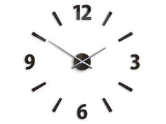 Moderan zidni sat KLAUS WENGE HMCNH061-wenge - glavna slika