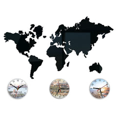 Moderan zidni sat WORLD MAP - glavna slika